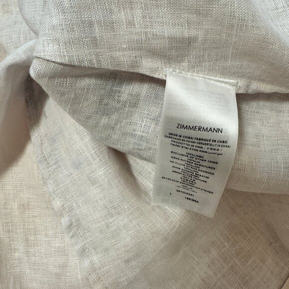 NWOT ！Zimmermann Dawning Buttoned Midi Dress - Size 1/AU6 - Picture 14 of 14